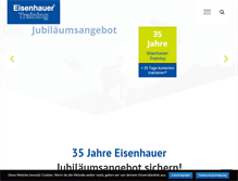 Tablet Screenshot of eisenhauer-training.de